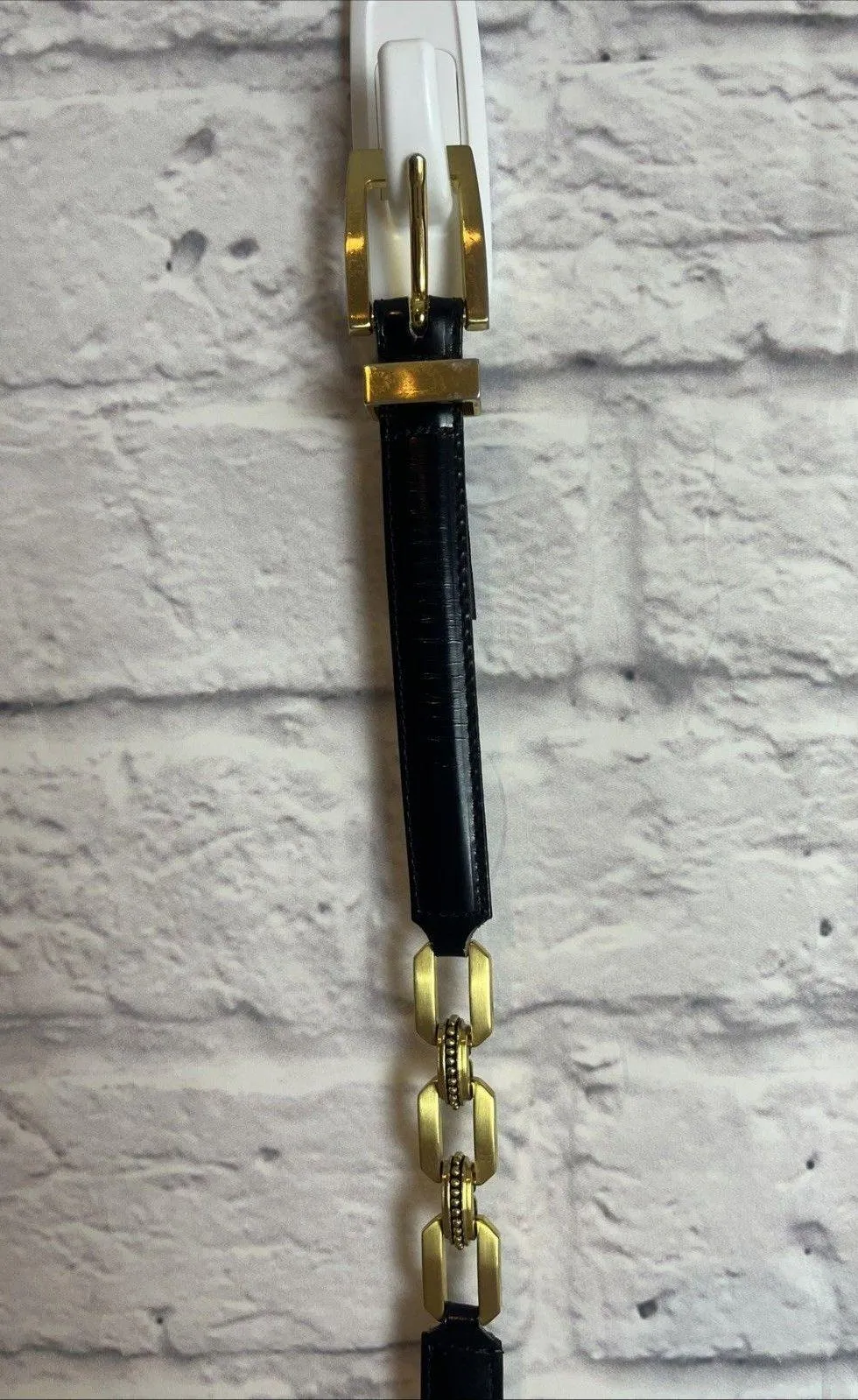 Brighton Women’s Vintage Gold Chain Link Detail Belt L22213 - Image 2