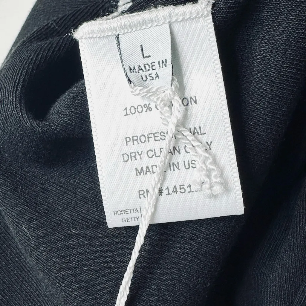 Rosetta Getty Black Midi T - Image 11