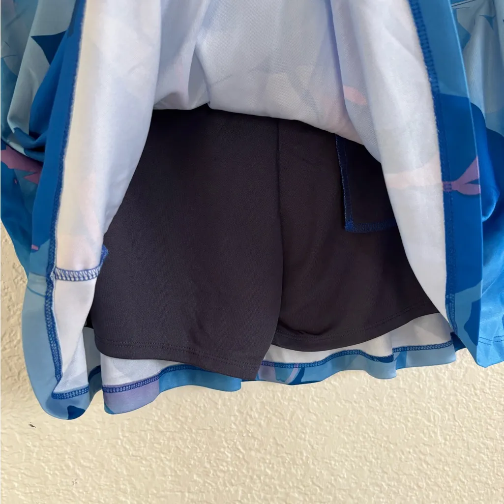 Callaway Women's Skort with Blue and Pink Pattern - Image 6