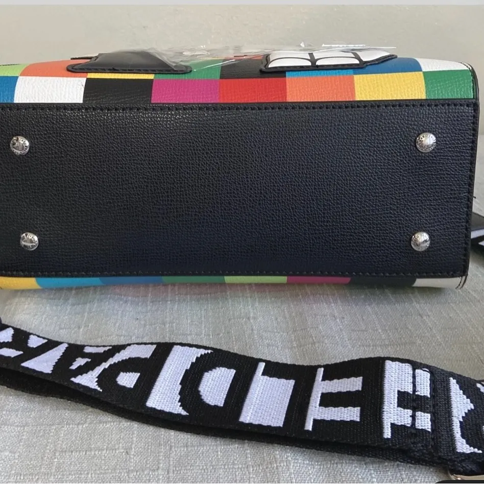 Karl Lagerfeld Paris Maybelle and Choupette patch Satchel Multi Color - Image 6