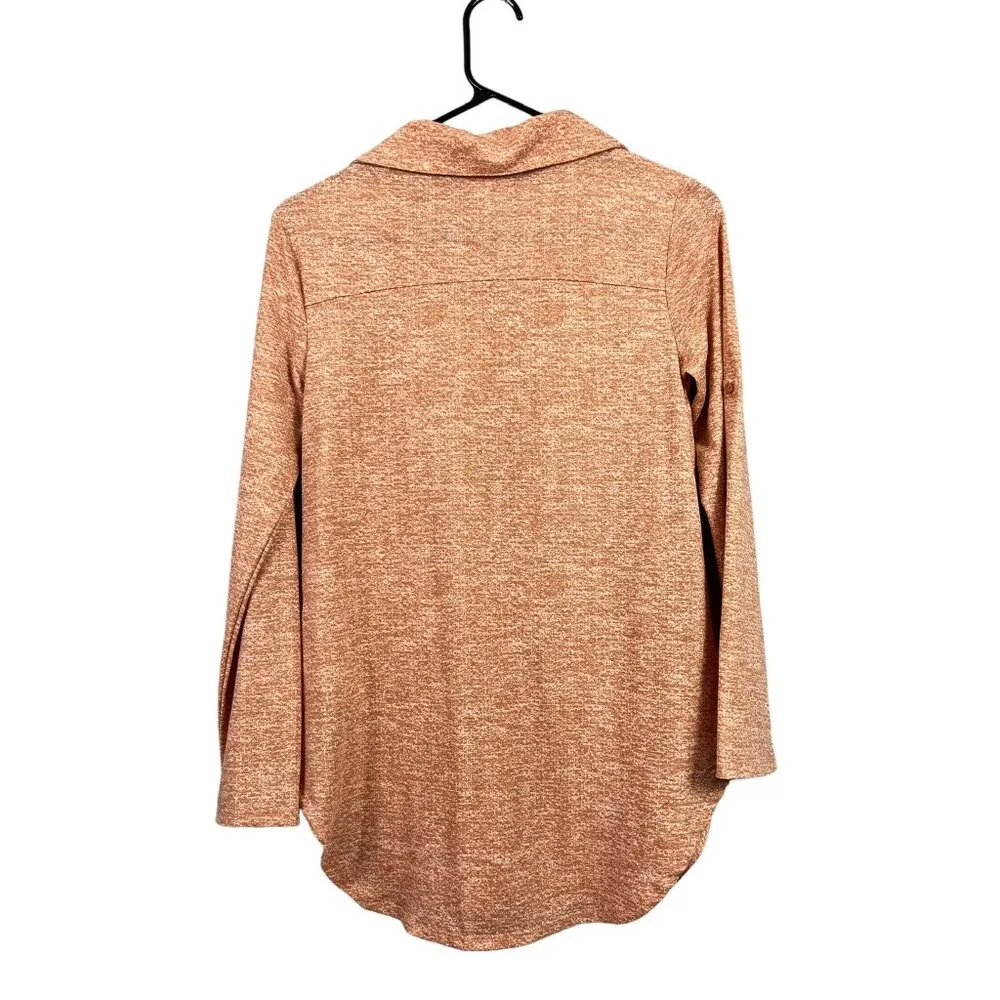 LuLaRoe Women's Valentine Long Sleeve Orange Top - Image 2