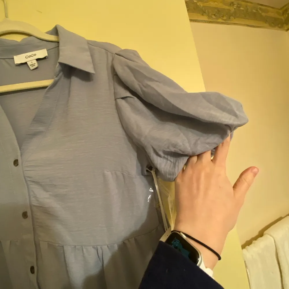 Macys Light Blue Button - Image 4