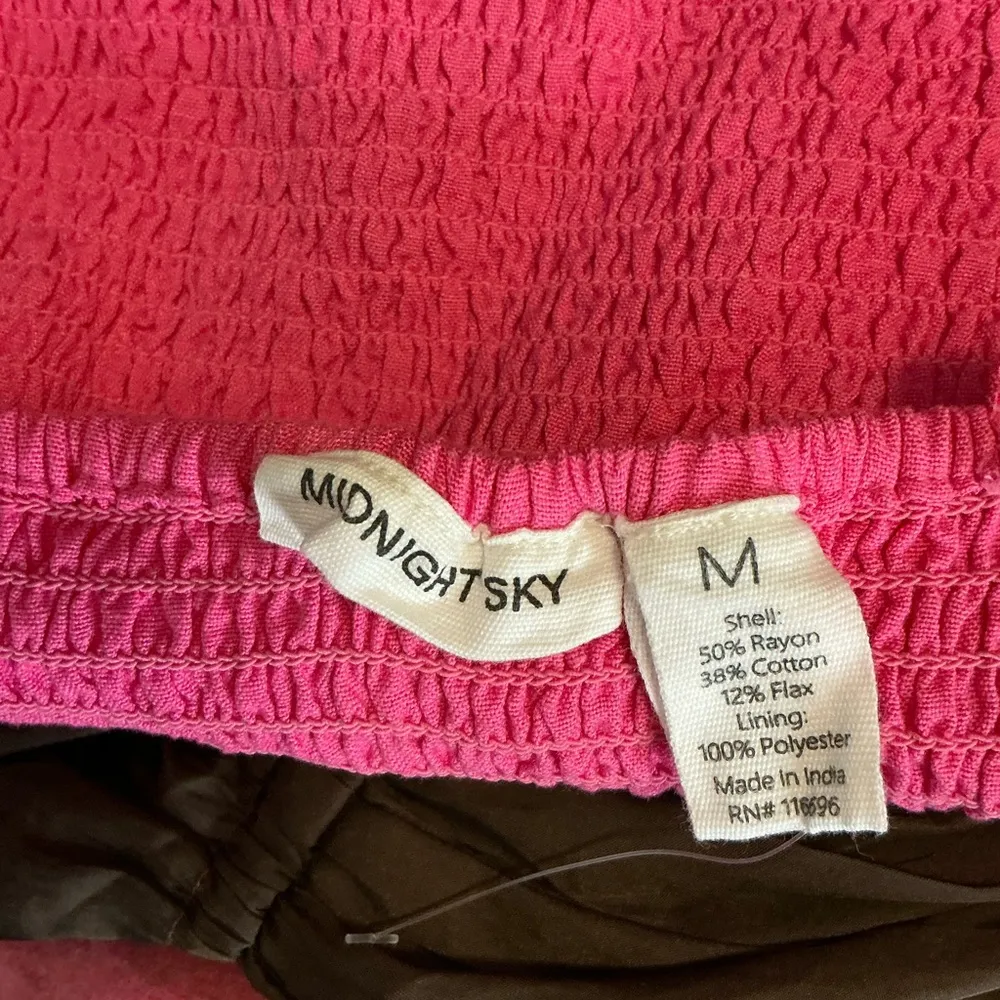 Fuchsia Pink Bustier Crop Top with Sweetheart Neckline - Image 6