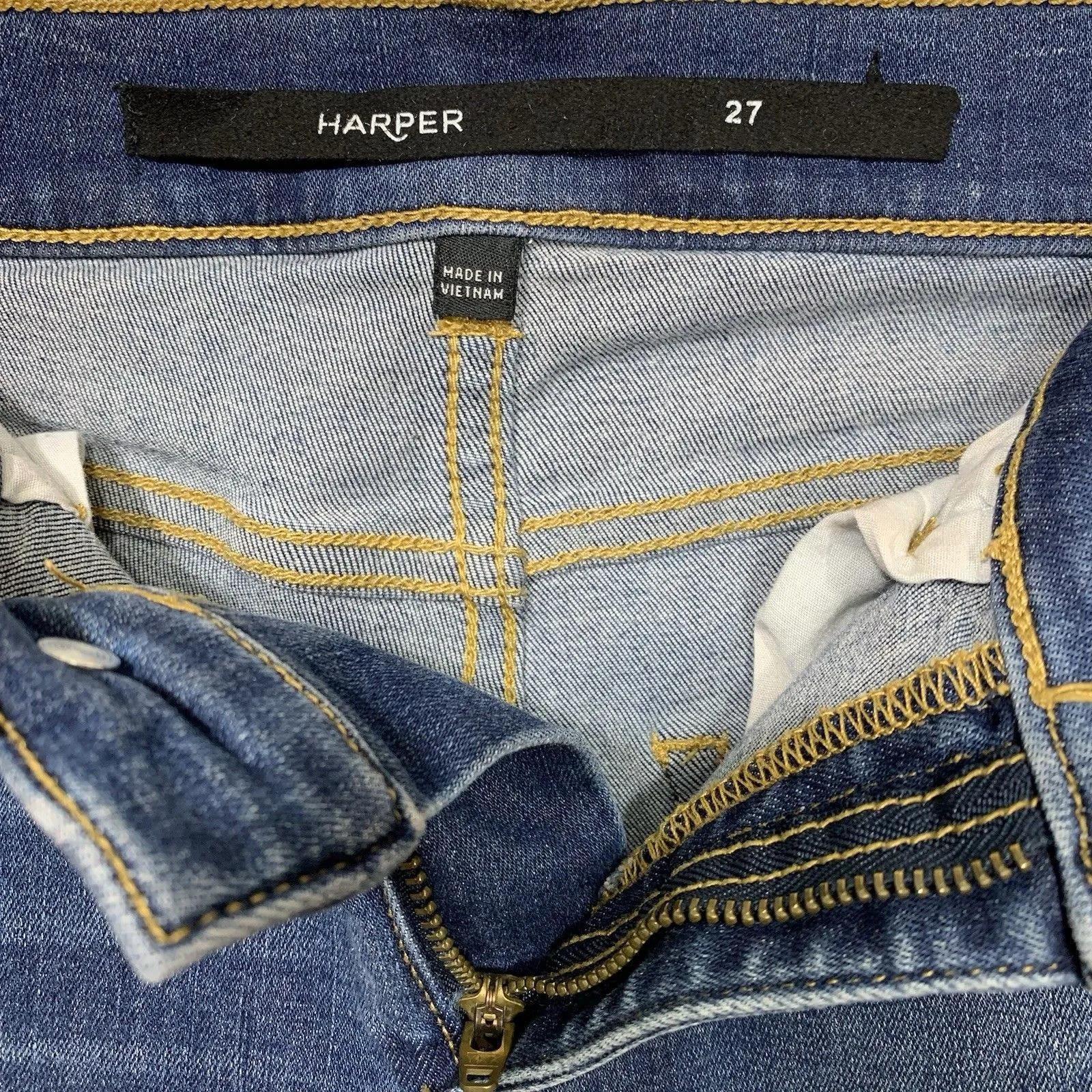 Harper Skinny Jeans Women's Size 27 Blue High Rise 5 - Image 2
