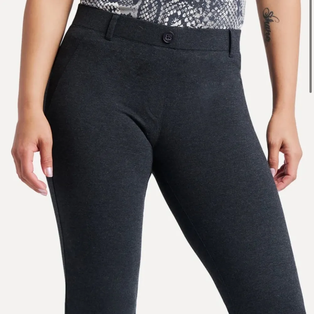 Betabrand Straight Leg Classic Pull On Dress Yoga Pant Work Professional Comfort - Image 3