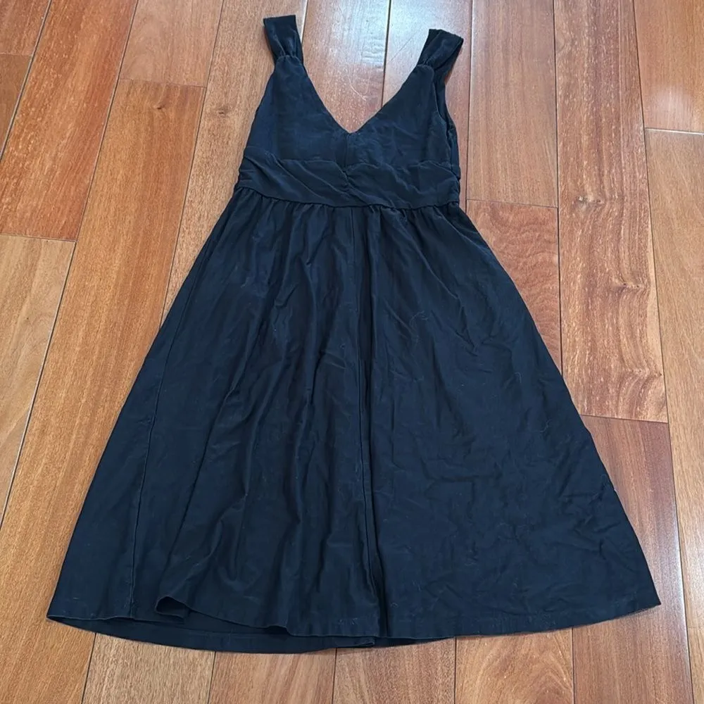 Patagonia Womens Cotton Kamala Sleeveless Jersey Knit V Neck Twist Dress size XS - Image 4