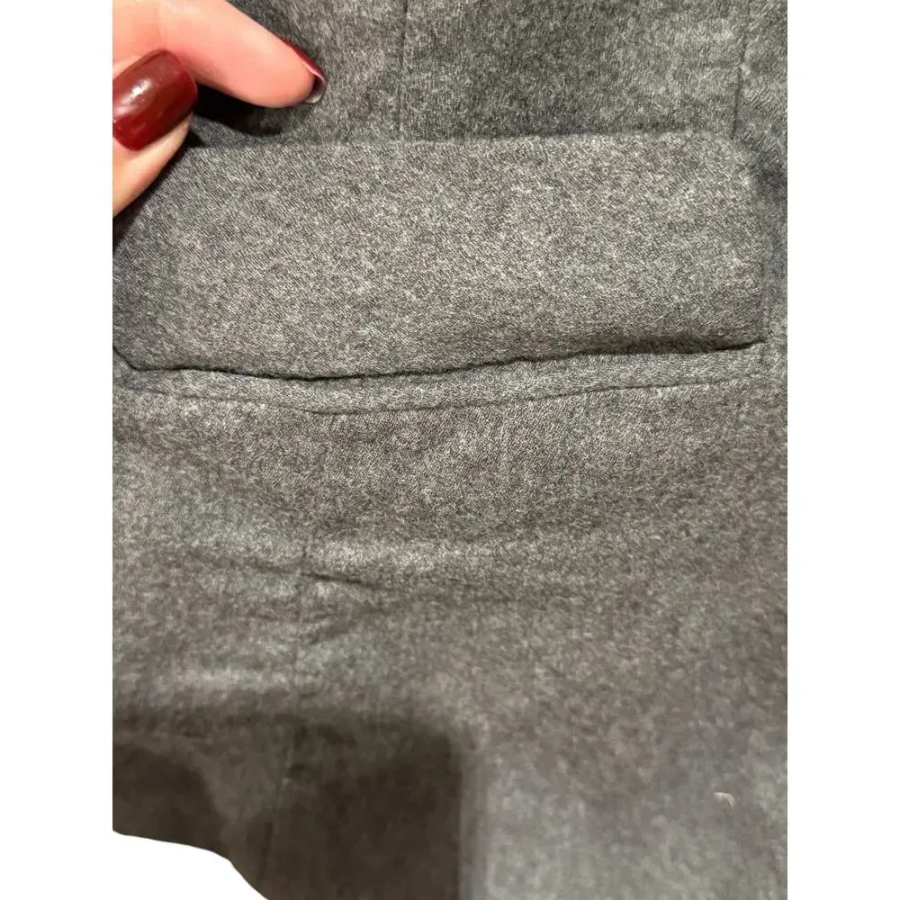 Talbots Blazer Women‎ 10P Gray Wool Fabric Woven in Italy Single Button NWOT - Image 5