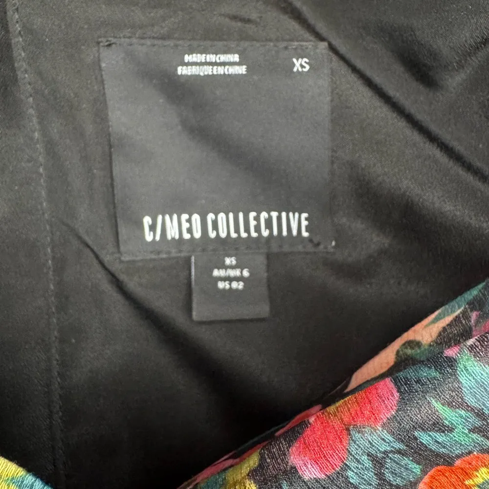 C/MEO Collective Red and Pink Long Sleeve Dress #332 - Image 12