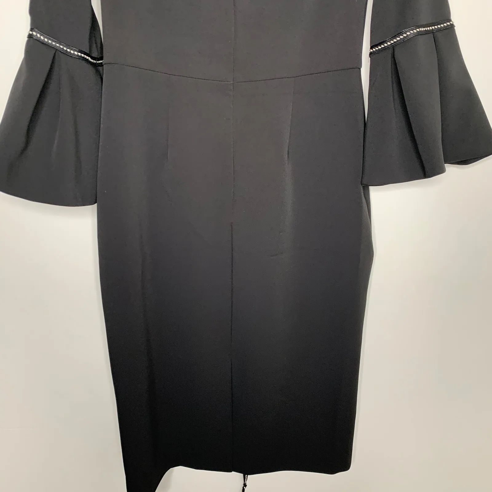 Alexis Amelia Off the Shoulder Midi Cocktail Dress Black Large New Womens - Image 11