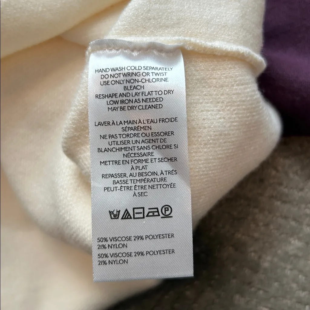 Maeve ANTHROPOLOGIE  the carys Mock NECK SWEATER Small - Image 11