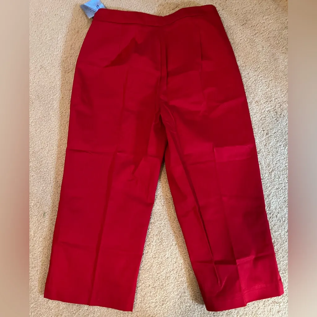 ❤️ NWT Chadwick’s Petite Red Capri Pants - Image 3