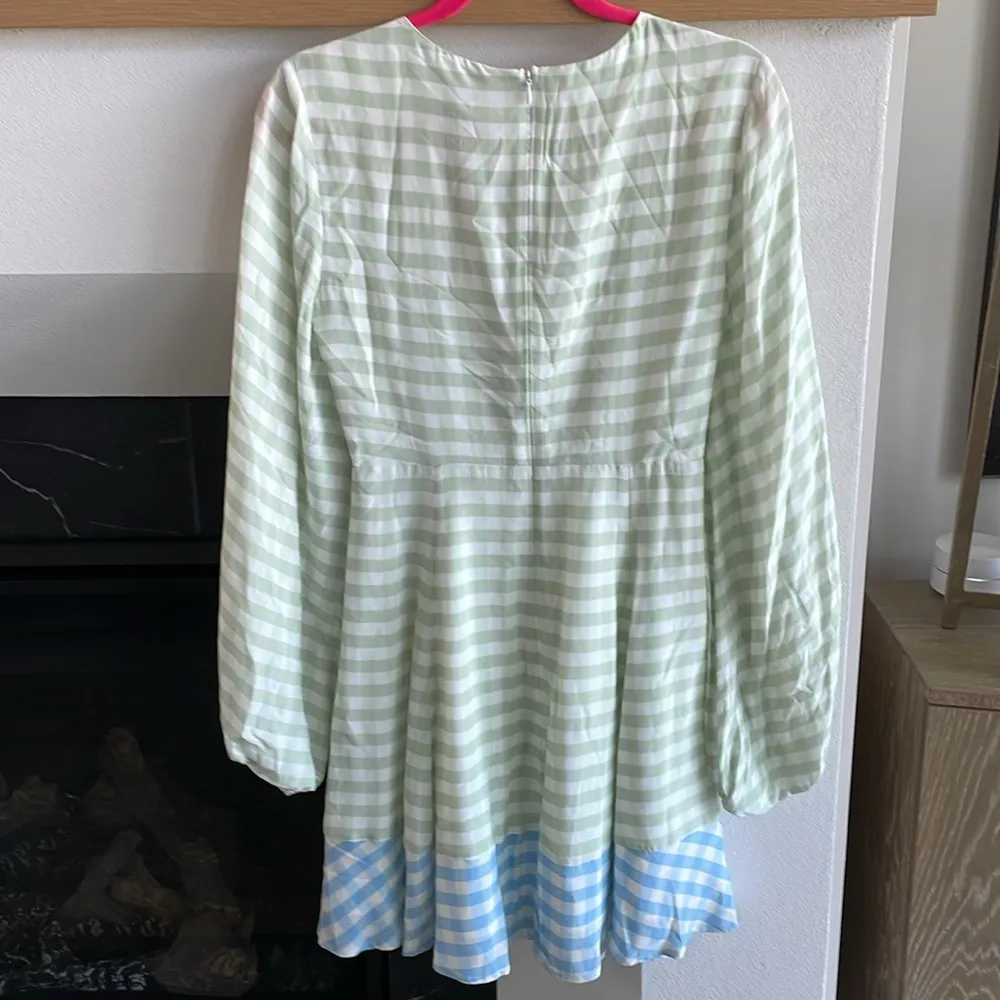 Staud Olivier Gingham Mini Dress NWT - Image 10