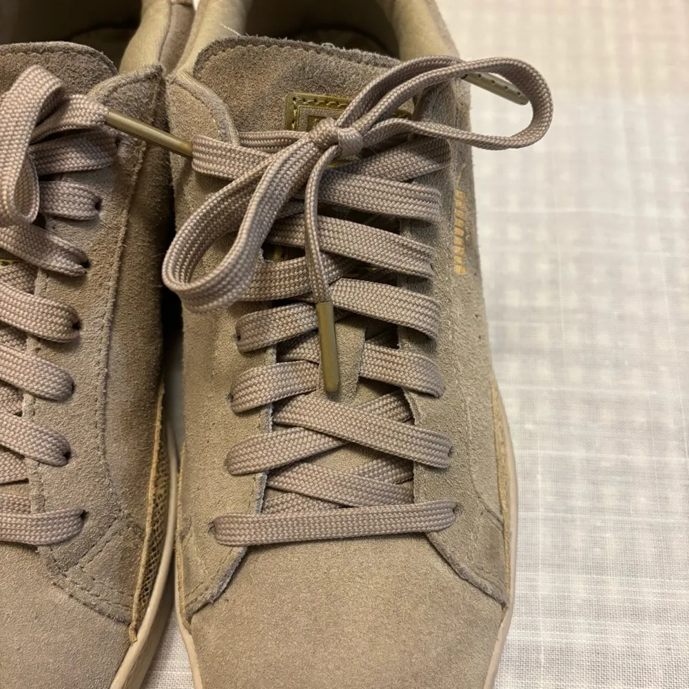 Puma Match Lo Snake Women's Shoes Chinchilla-Gold 363048-01 Size 9.5 - Image 5