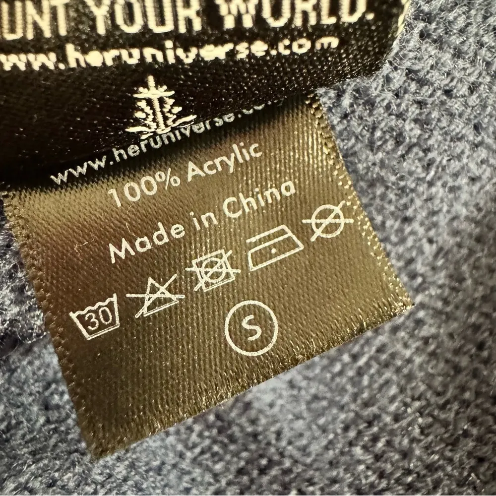 Star Wars Her Universe R2-D2 Droid Pullover Sweater Knit Blue Small S - Image 7