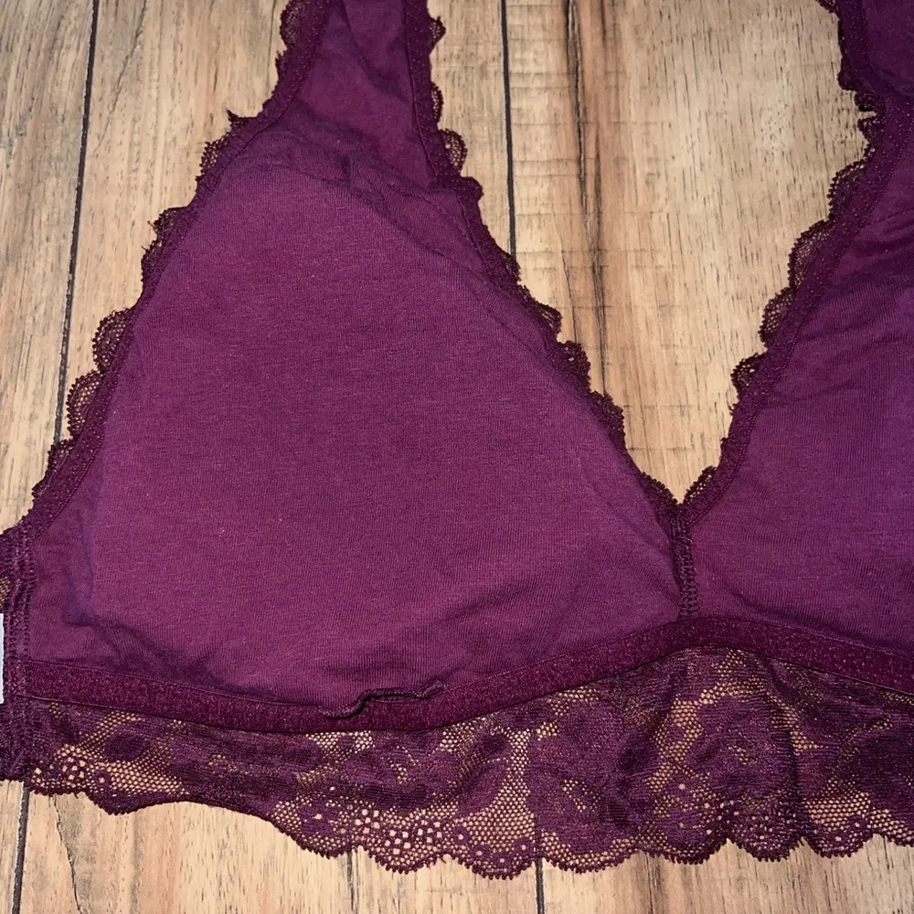 Burgundy lace bralette - Image 4