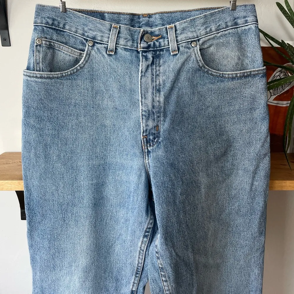 Vintage Faded Glory Relaxed Fit Boyfriend Jeans Men’s Size 33 x 30 Fit Wmn 6 8 Blue - Image 7