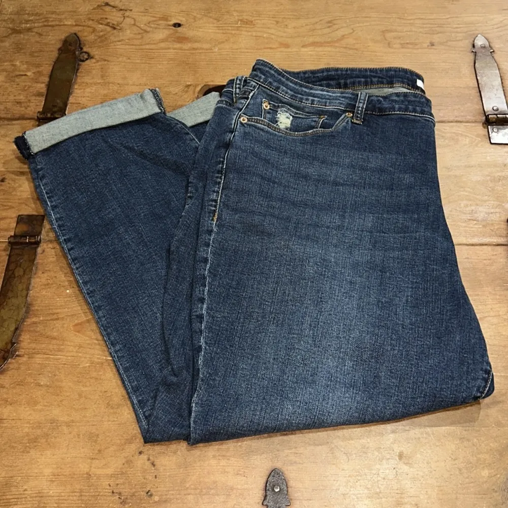 Woman’s Plus STS Blue Darren Girlfriend Cuffed Jeans in Blue Size 24 - Image 7