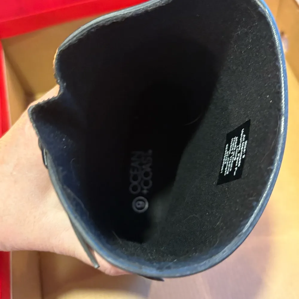 ☔️ Ocean + Coast rain boots NIB, Women’s size 9. Black - Image 5