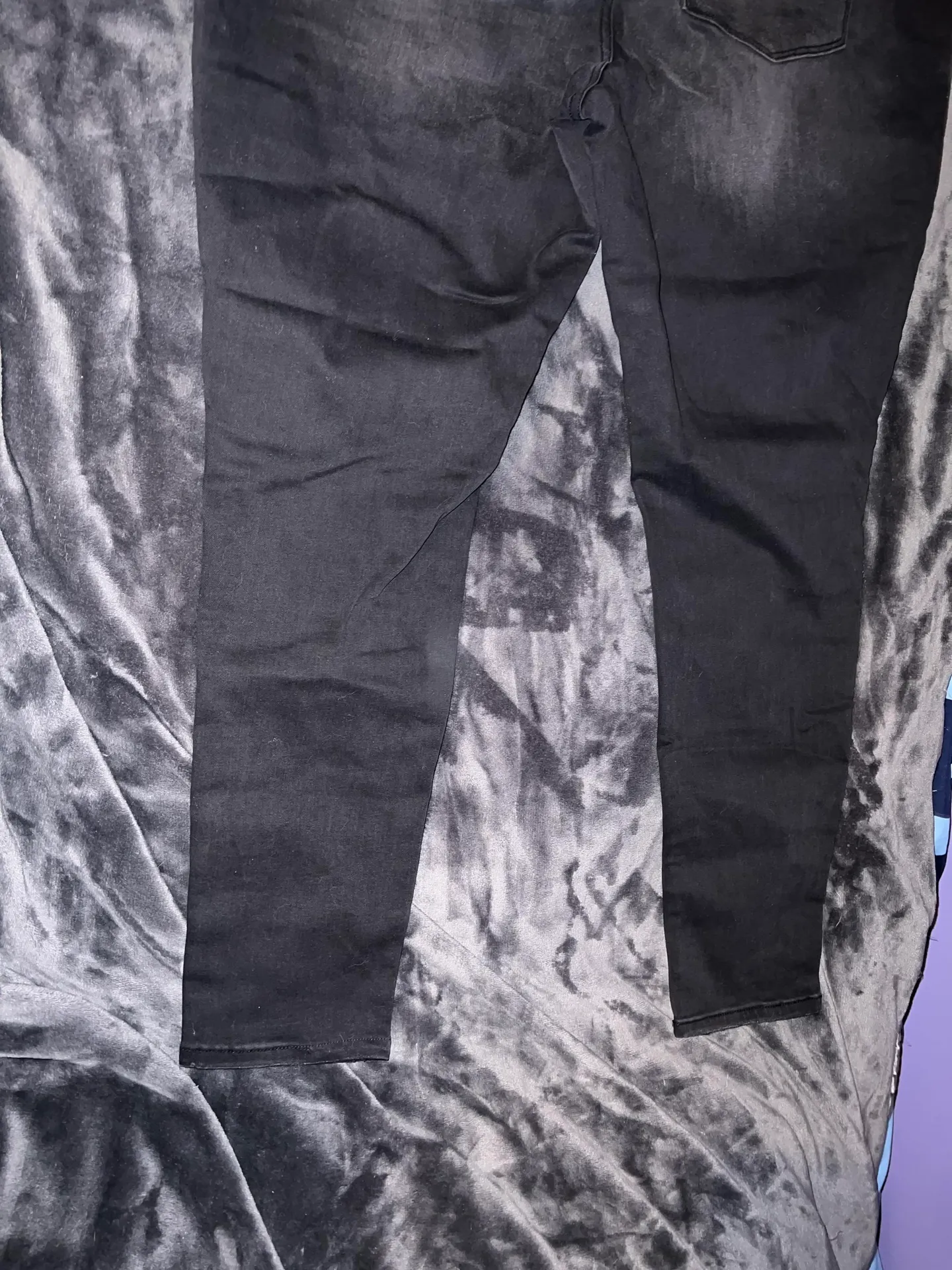 LuLaRoe Black Denim Distressed Skinny Jean - Image 11