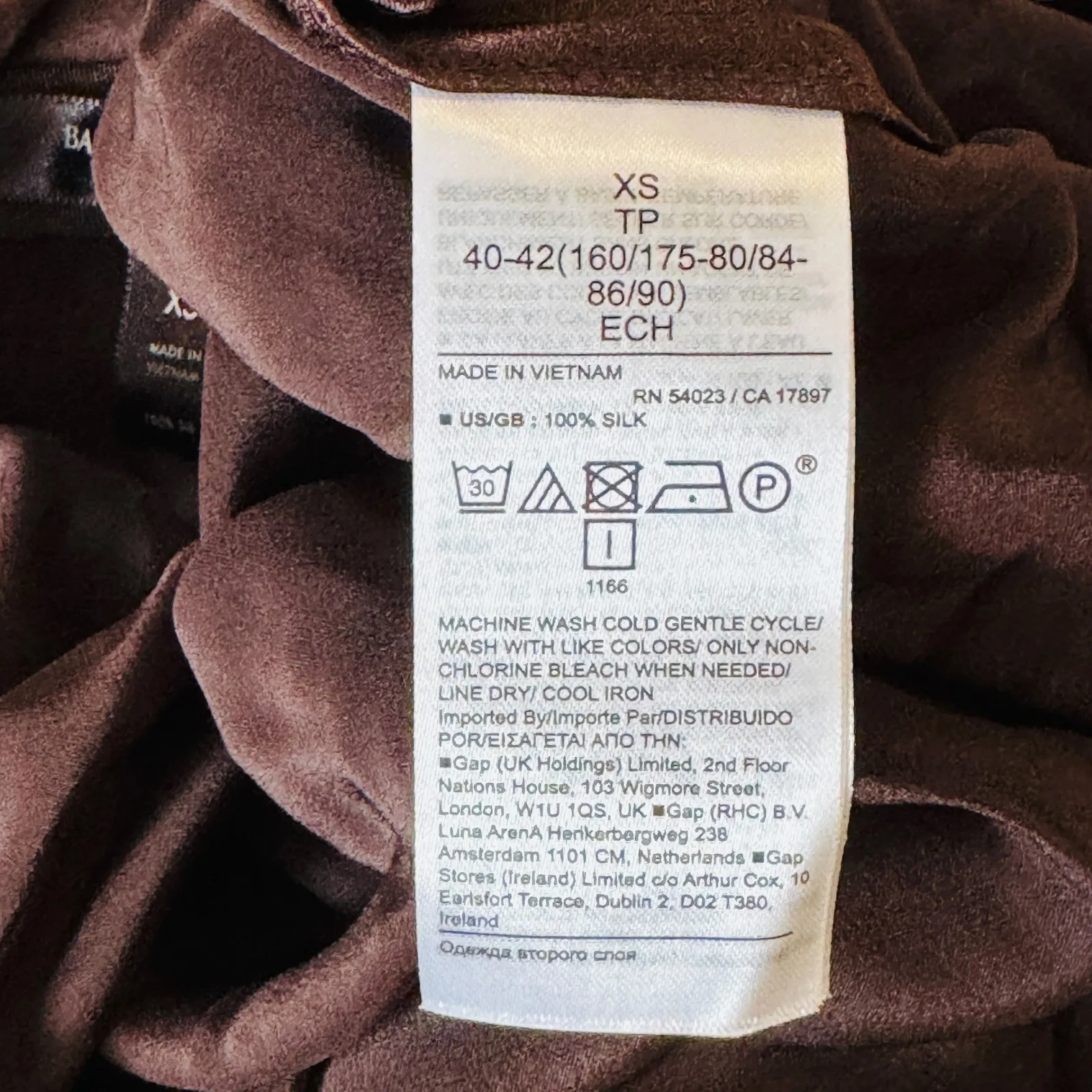 Banana Republic Dreamer Silk Maxi Skirt XS Chocolate Brown Bias Elegant Slip - Image 4