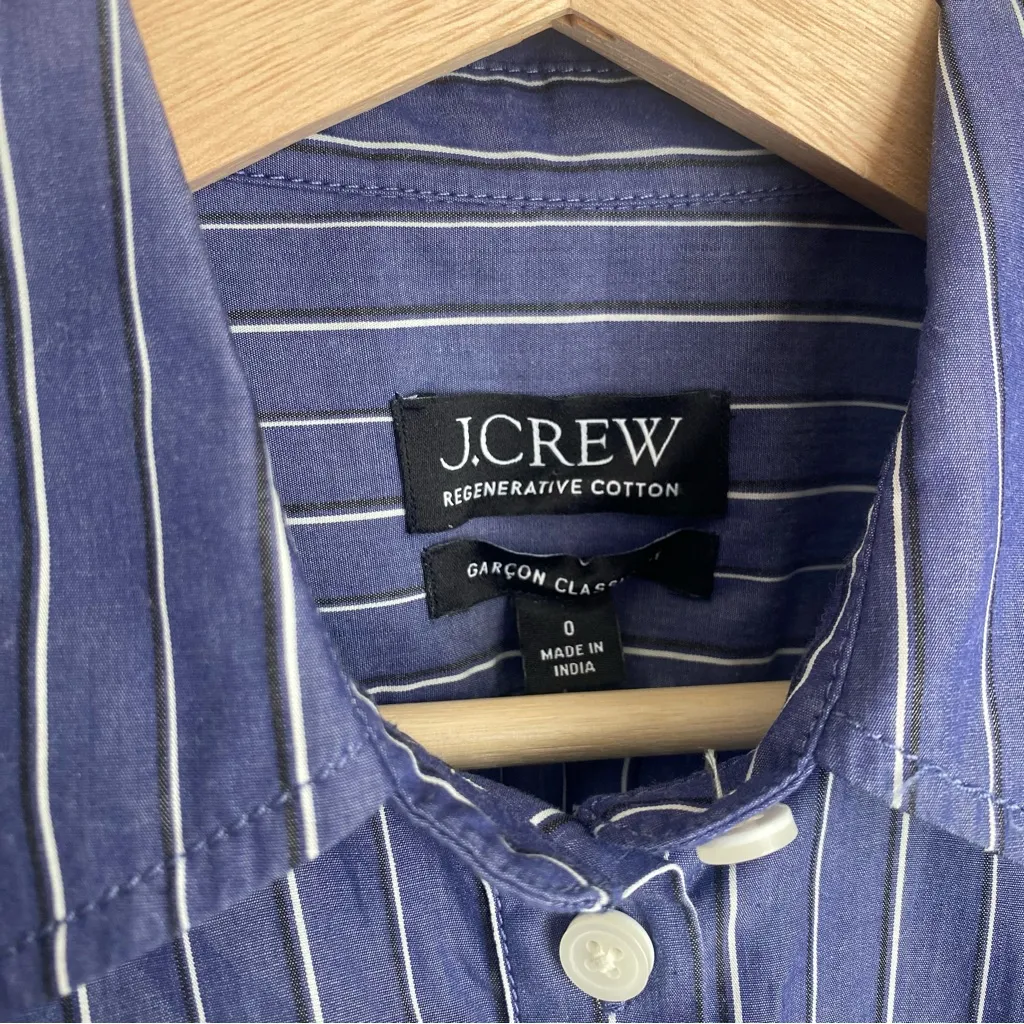 J. Crew Garçon Classic Shirt in Striped Cotton Poplin - Image 4