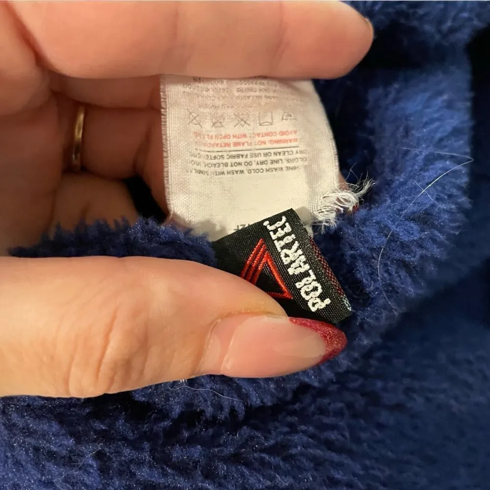 Patagonia Half Zip Up Fleece Pullover‎ Royal Blue Made in USA Xsmall polartec - Image 4