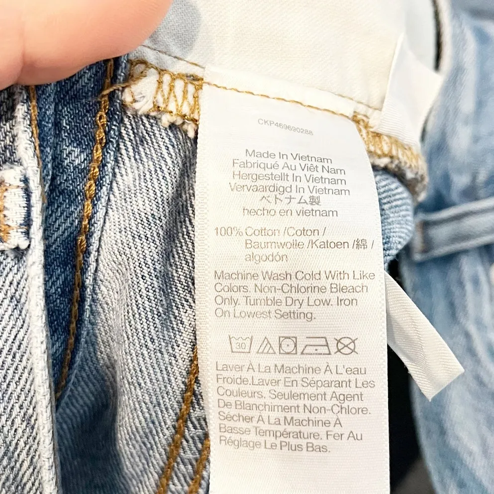 Madewell Superwide Leg High Rise Jeans Varian Wash Blue 29 / 8 - Image 6