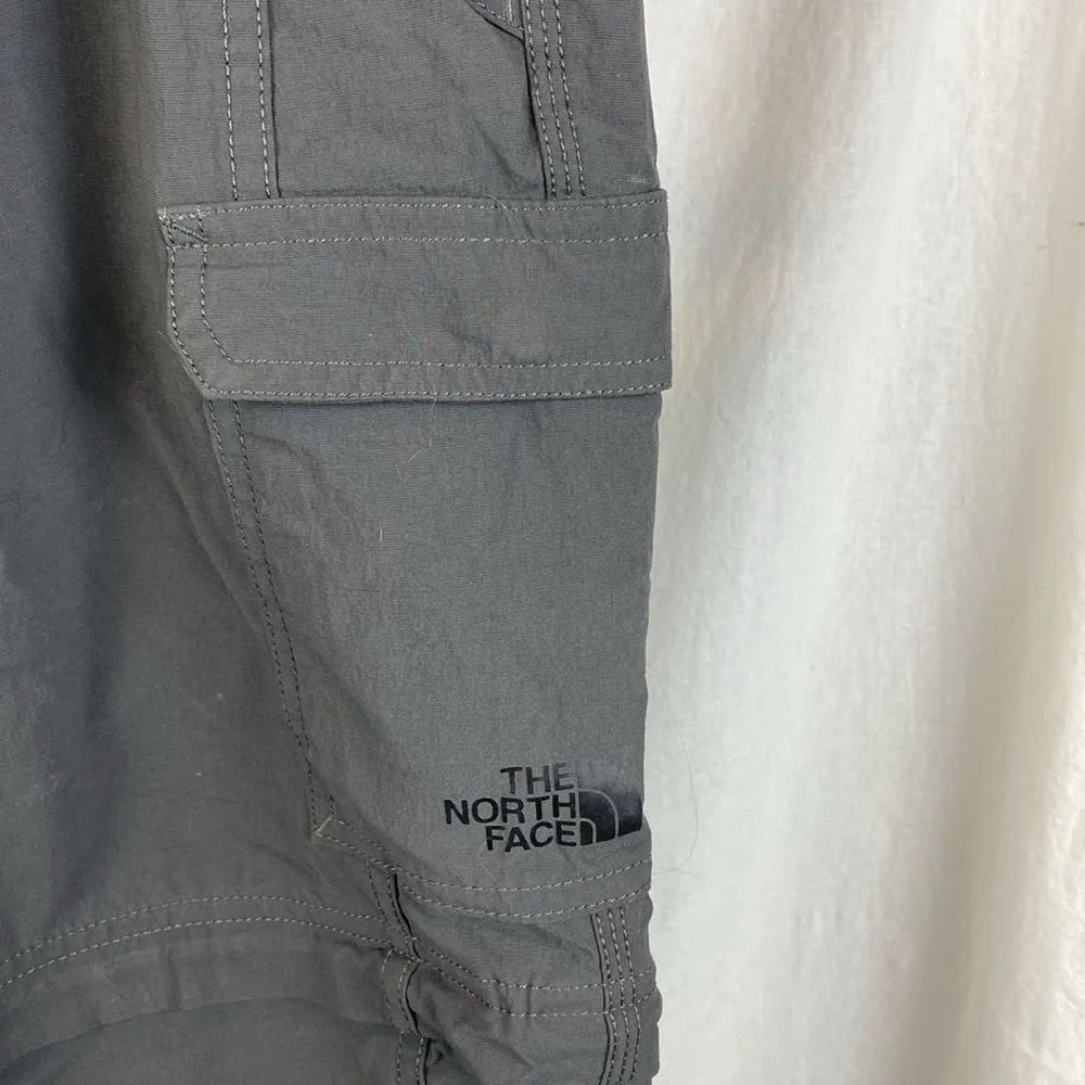 The North Face Gray Zip off Shorts Athletic Sport Pants 10 - Image 5