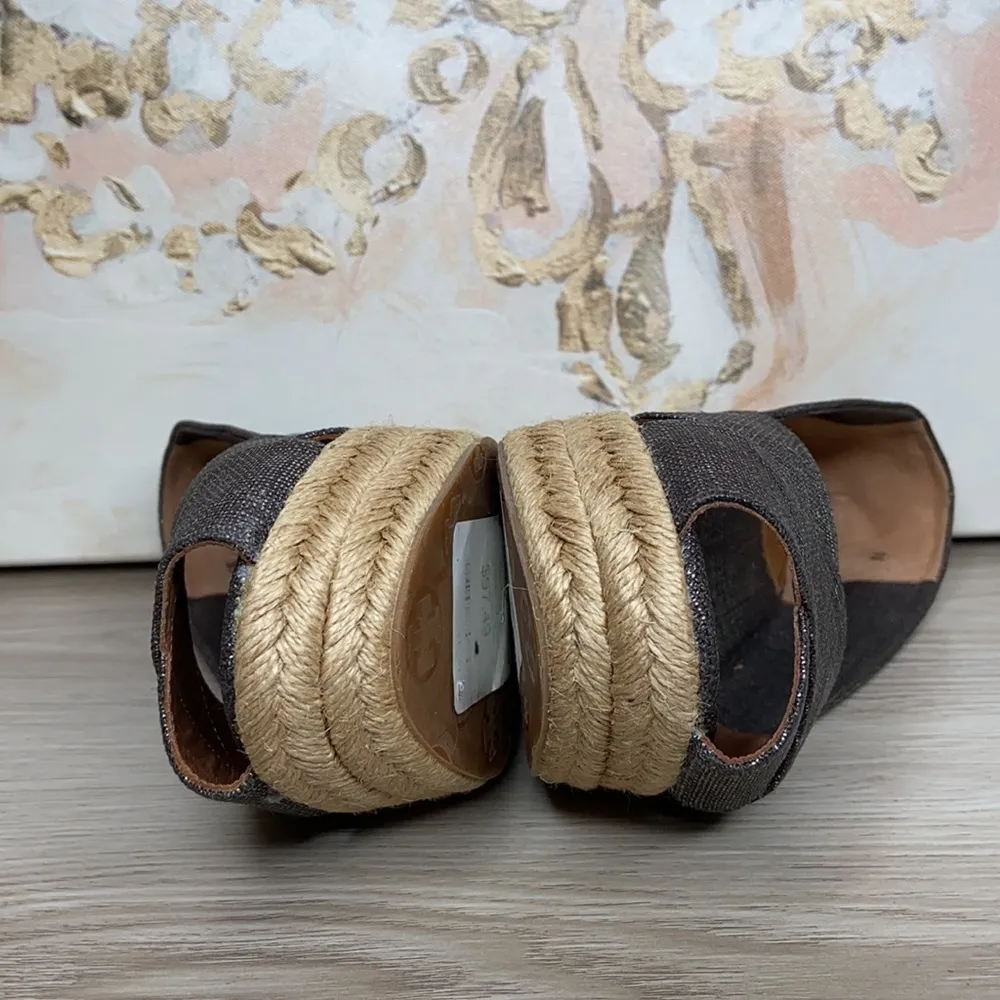 Tory Burch Filipa Wedge Espadrille size 9.5 - Image 4