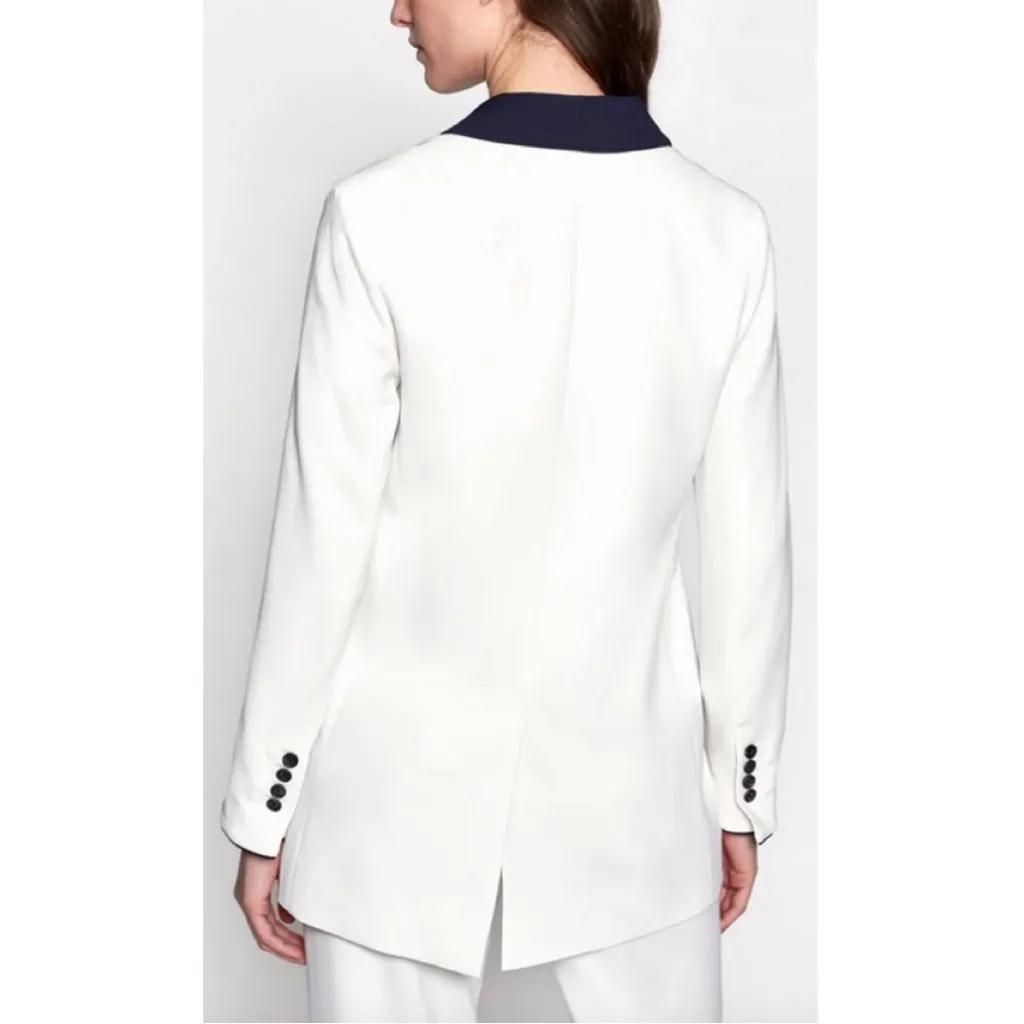 Equipment Quincy Blazer in Nature White Eclipse  Sz.4 NWT - Image 7