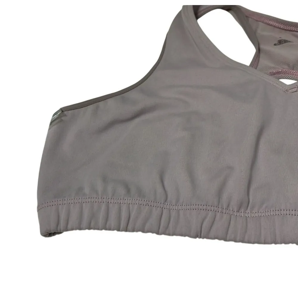 Under Armour Women's Lilac purple Sports Bra M Padded Racerback Wireless - Image 3