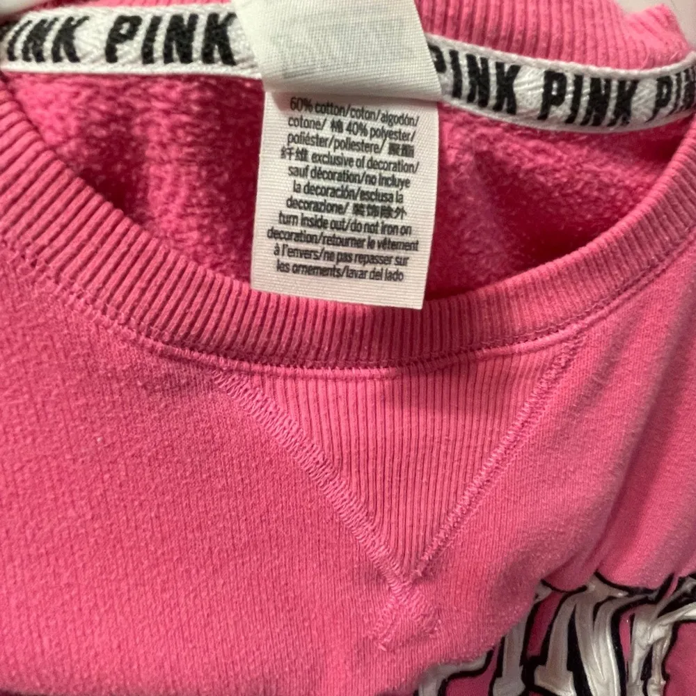 PINK Victoria's Secret Women's Pink Sweatshirt - Image 6