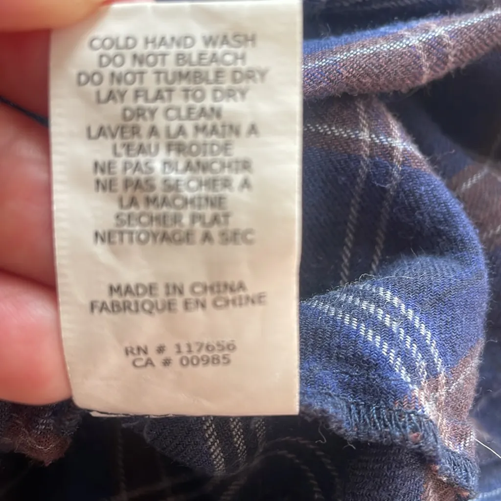 Thakoon Addition Flannel Plaid Side Tie Dress Blue Size 6 - Image 16