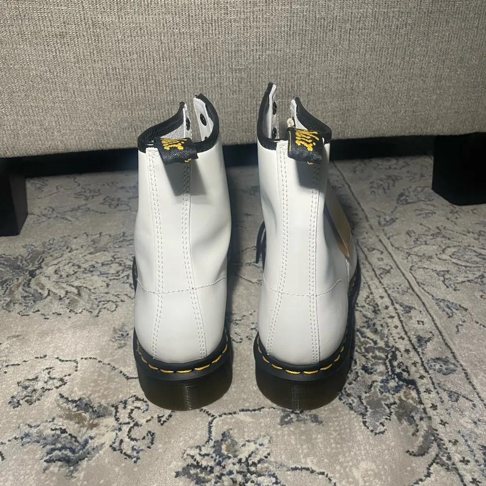 Dr Martens 1460 Smooth Leather Lace Up Boots - Image 8