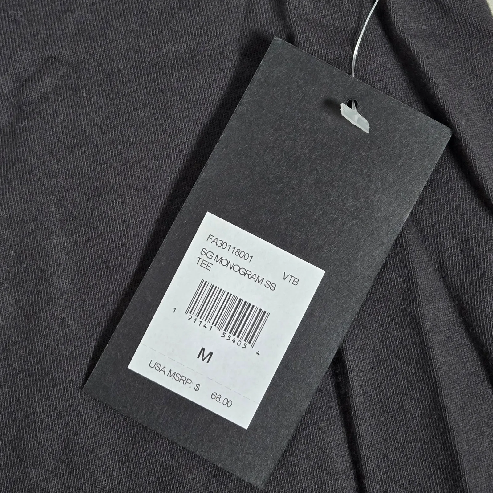 Spiritual Gangster Monogram Short Sleeve T-Shirt‎ Vintage Black M NWT - Image 6