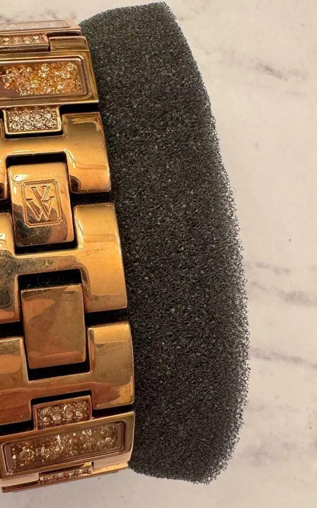 Victoria Wieck BCVW0113 Floating Crystal Rose Gold Tone Bracelet Watch - Image 7