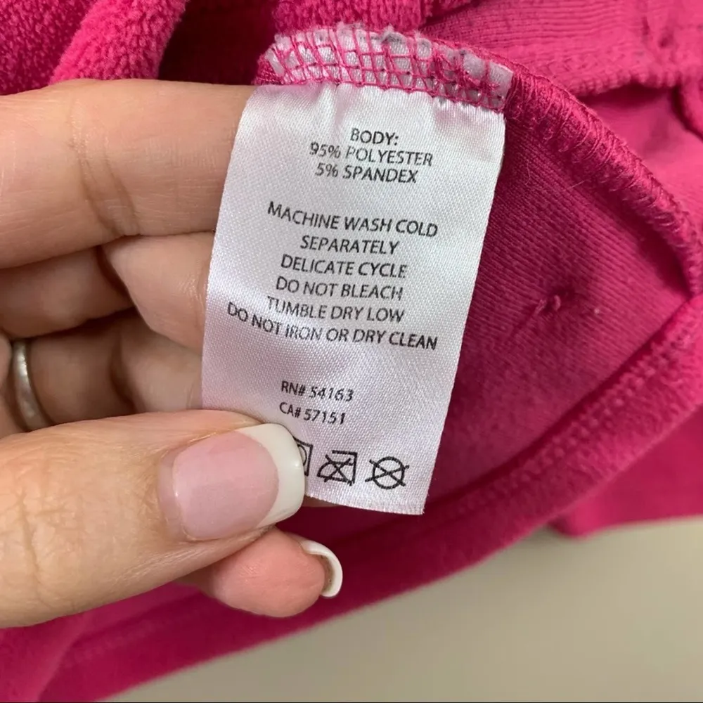 Calvin Klein Pink 1/4 Zip Fleece Jacket - Image 5