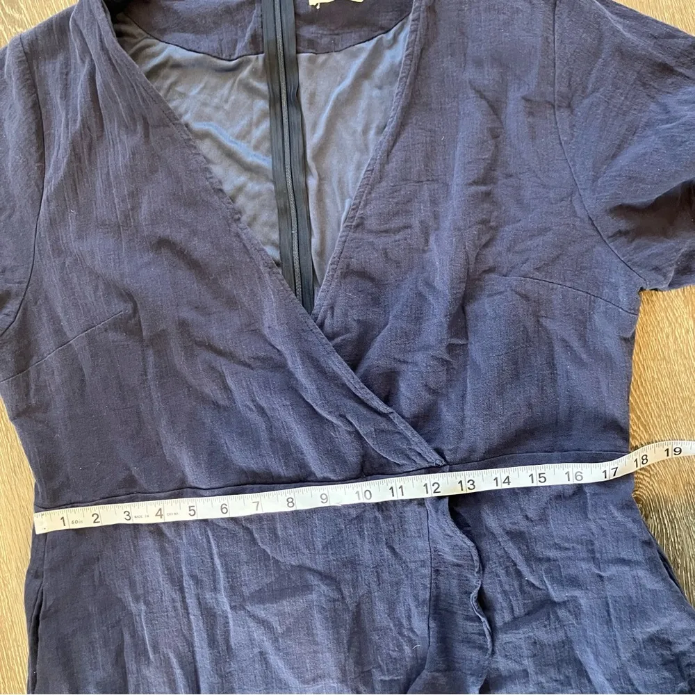 Roolee Navy Short Sleeve Dress w/Ruffle Women’s Size XXL - Image 5