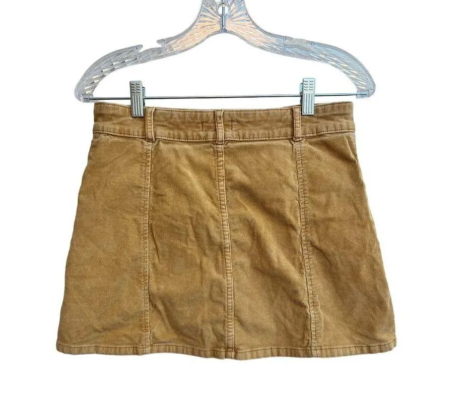BDG Urban Outfitters Corduroy Mini Skirt Size: 4 Mustard Yellow Color - Image 5