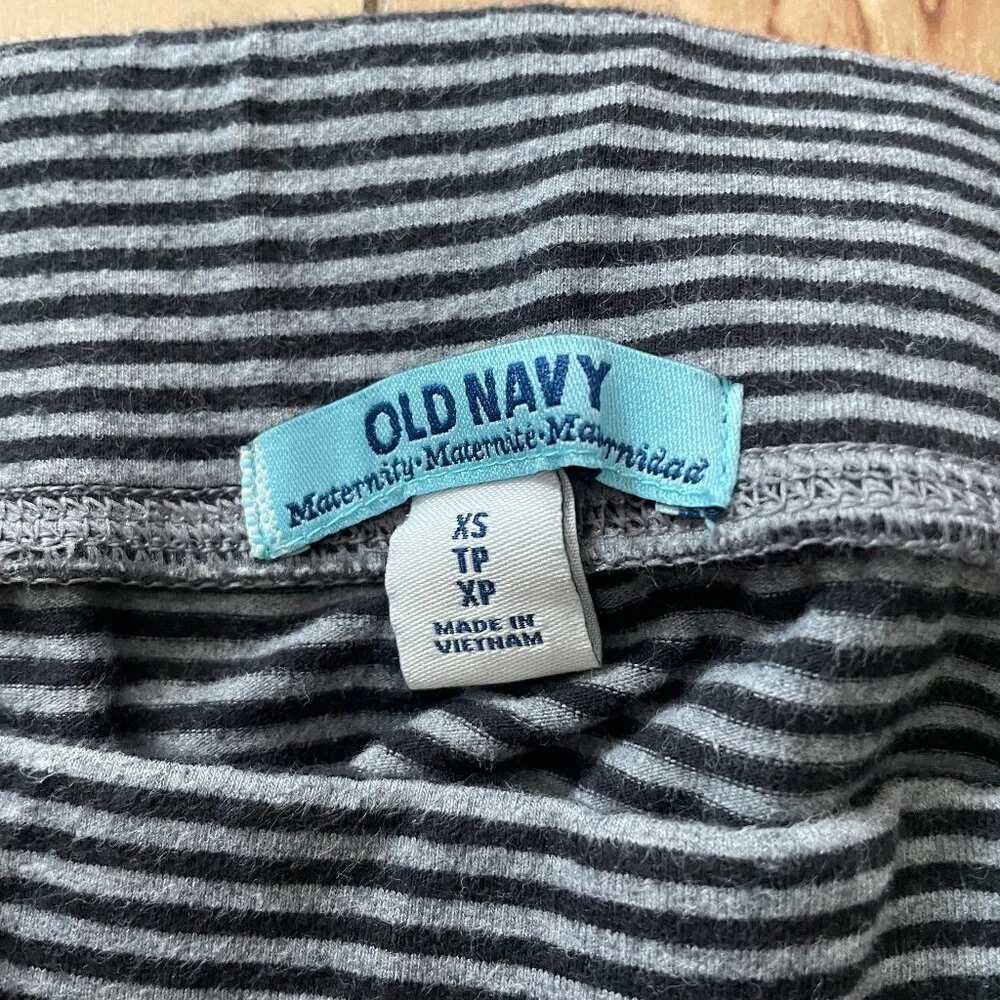 Old Navy Maternity Knit Black and Gray Knit Pencil Skirt Women's Size XS - Image 3