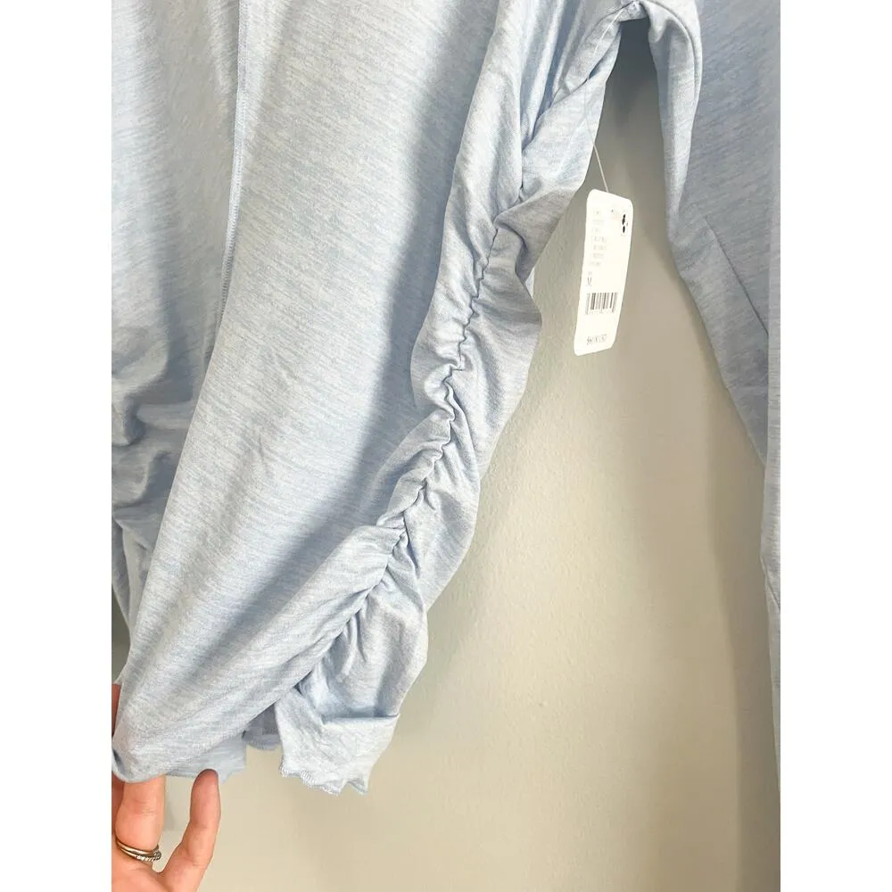 FP Movement x Hatch Right On Run Blue Maternity Top Sz M - Image 9