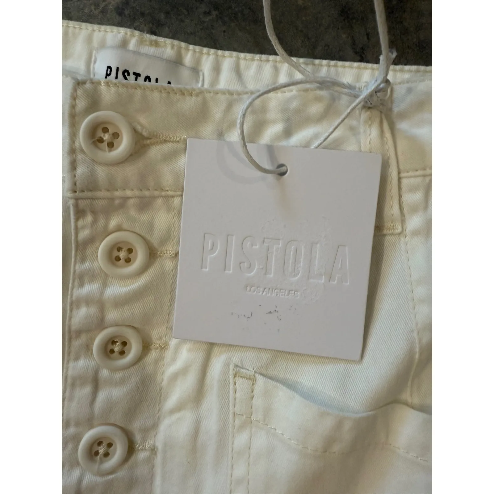 NWT Pistola Tammy‎ High Rise Trouser in White Sz 28 $128 - Image 8
