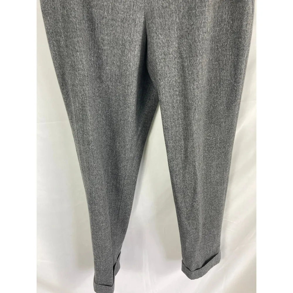 NIC+ZOE Forever Flannel Roll Bottom Pant Size 8 - Image 5