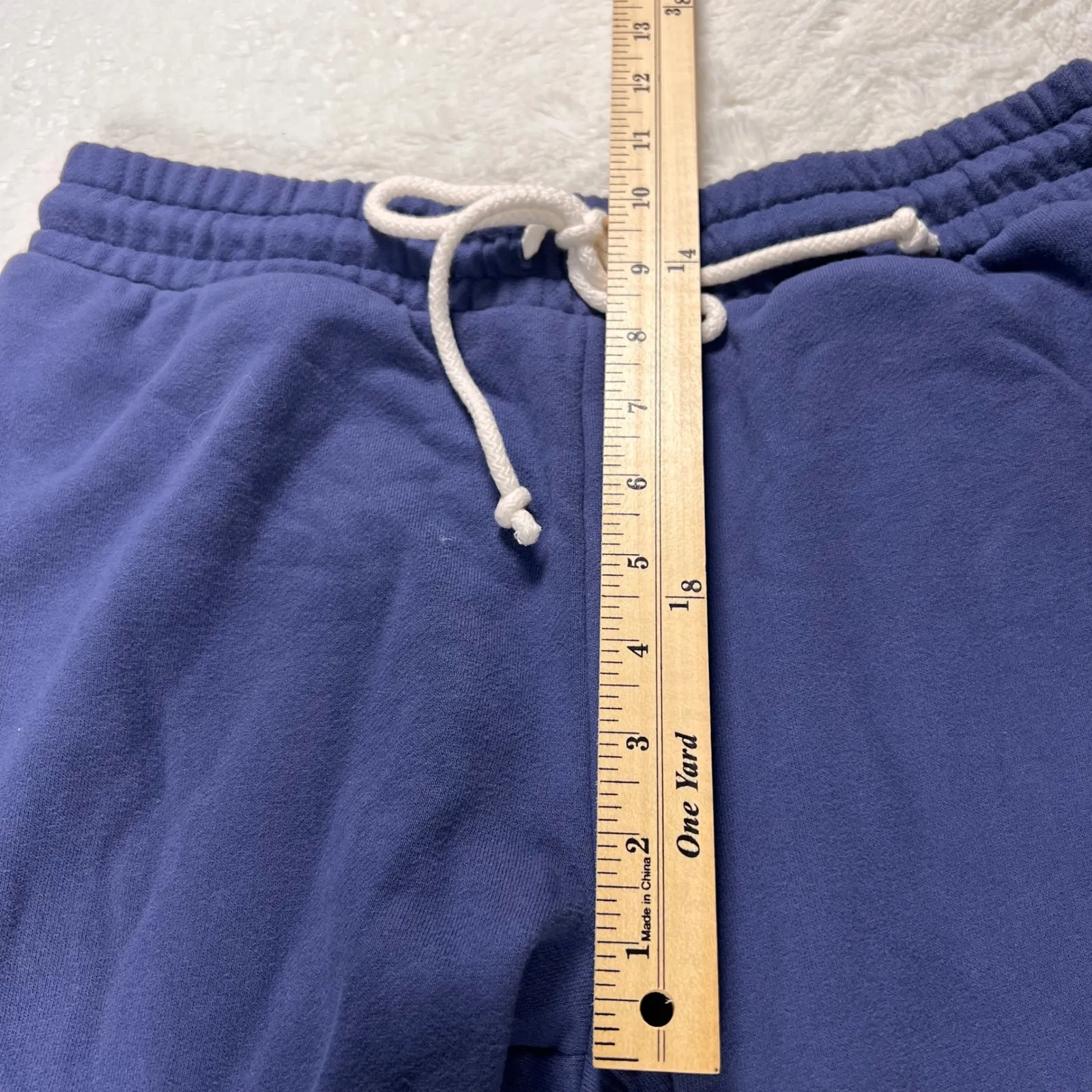 American Eagle Outfitters Navy Blue Sweatpants Joggers Logo Detail Women's S - Image 11