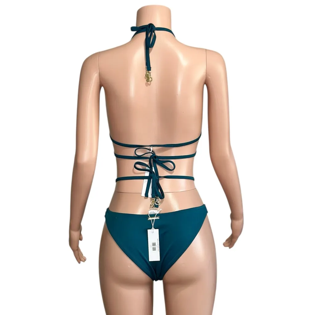 ADORA SWIM Valentina Top & Ivy Bottom, Teal, Medium Blue - Image 8