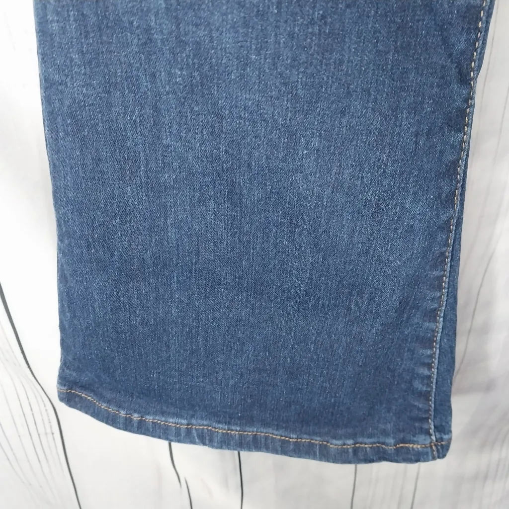 Blue Savvy Distressed Flare Jeans Size 9 - Image 7
