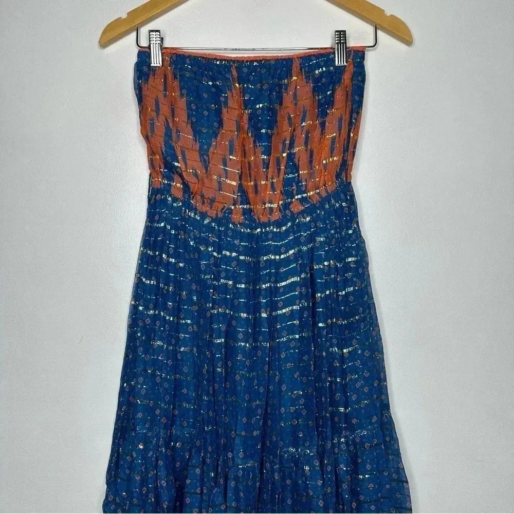 VERB By Pallavi Singhee Anthropologie Nora Sleeveless Maxi Dress Size 0 - Image 3