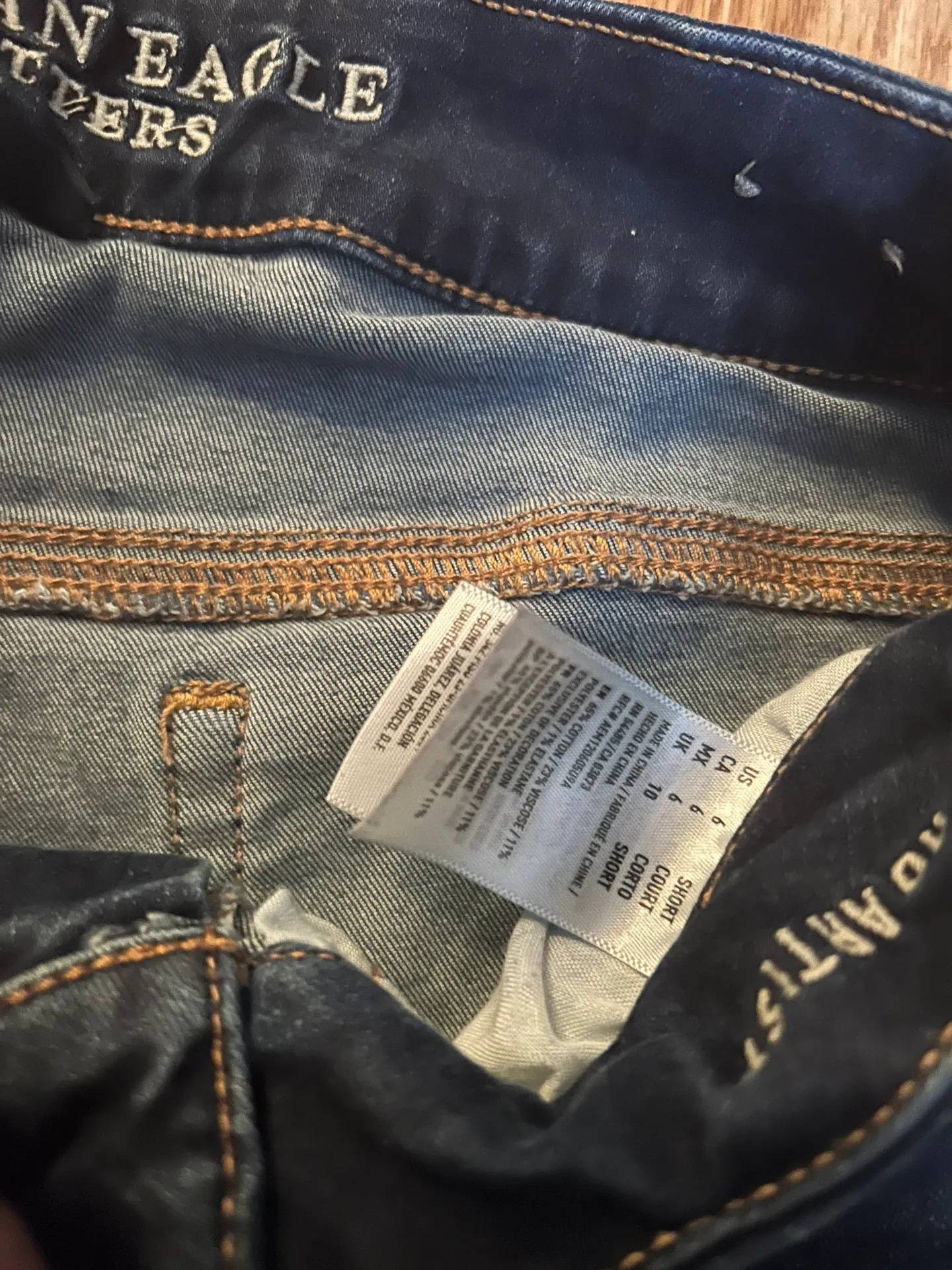 Dark Blue Bootcut Jeans - Image 4