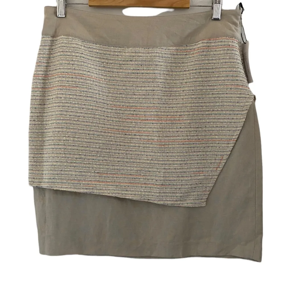 Cocoon by Elizabeth Geisler Linen Blend Fulton Layered Skirt Size 8 - Image 4