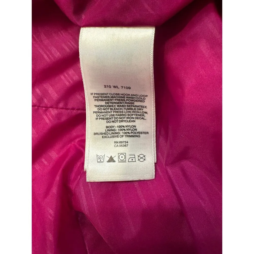 Columbia Omni-Tech Interchange Waterproof Jacket M Burgundy Pink Shell Only - Image 8